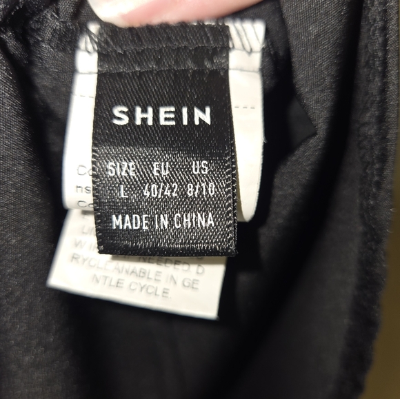 SHEIN Lune Women's L Boho Tassel Tie Tunic Dress - Picture 8 of 12